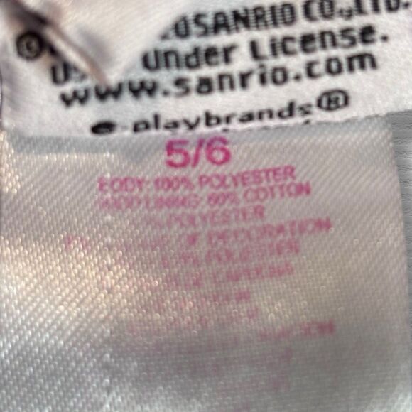 Hello Kitty Knit Sequin Zipper Front Enamel Pull Tab Jacket 2020 Size 5/6 - Picture 7 of 8